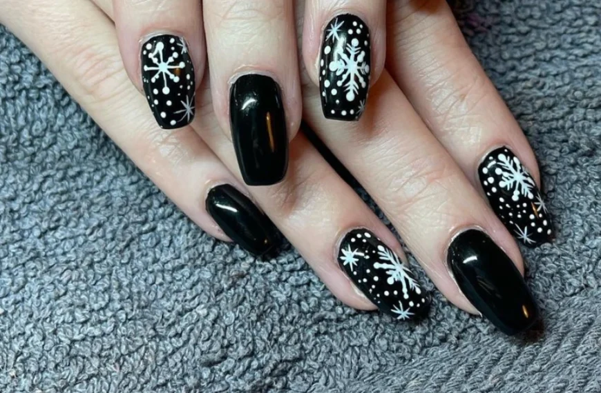Nailsslay - Acrylic Nails, Latest Nail Trends & Almond Nails 37 50 Dark Winter Nails: Cozy Nights & Chic Nails