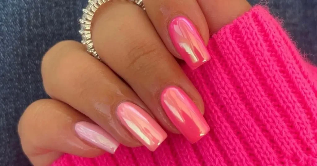 Pink nail art banner, Nail it Slay it