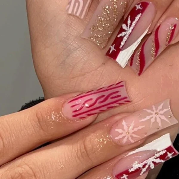 Nailsslay - Acrylic Nails, Latest Nail Trends & Almond Nails 6 60+ Red Christmas Nails: The Most Classy Styles