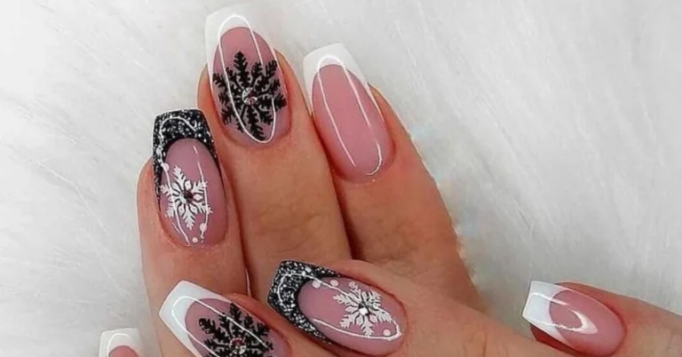 40 French Tip Christmas Nails: My Ultimate Guide 2025 97 french tip christmas nails