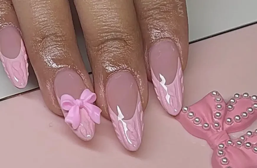 30+ Pink Winter Nails You Will Love 2024