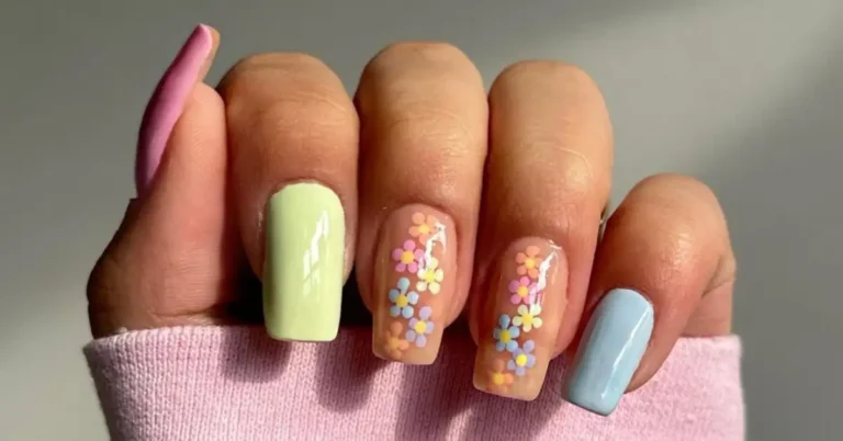 pastel spring nails