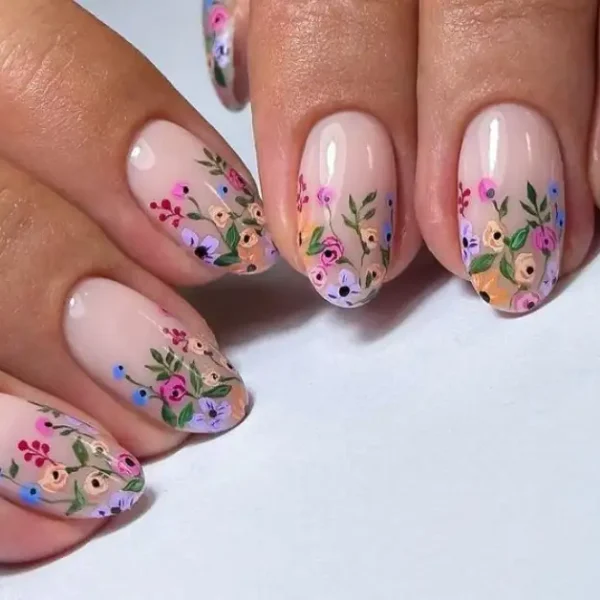 20+ Stunning Spring Floral Nails You Will Love to Wear Right Now