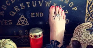 20+ Halloween Toe Nails for 2025 You Have To Try 43 halloween toe nails