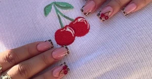 cherry nails