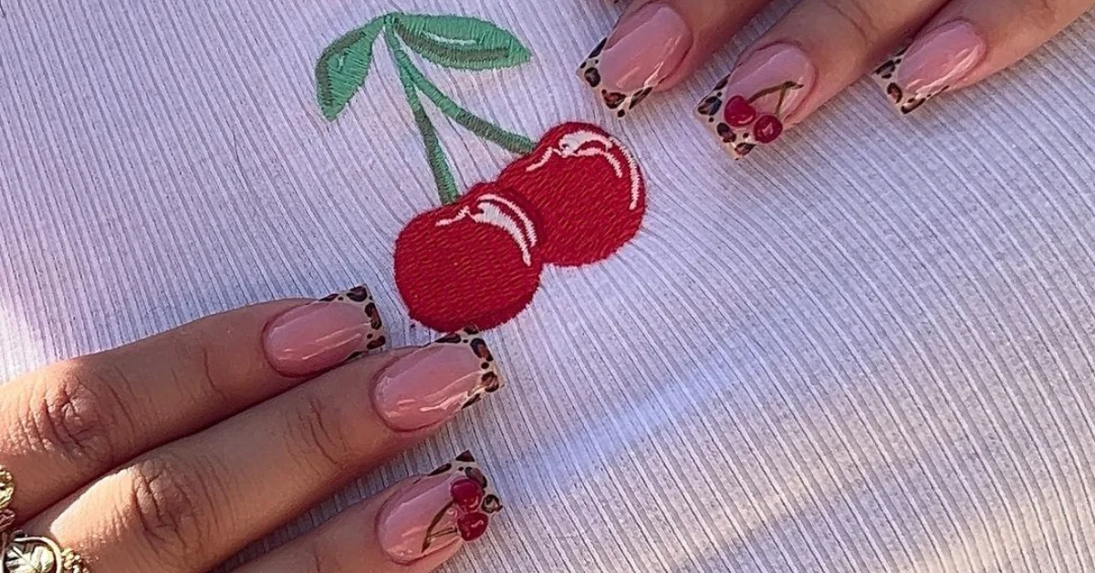 cherry nails