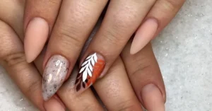 fall wedding nails