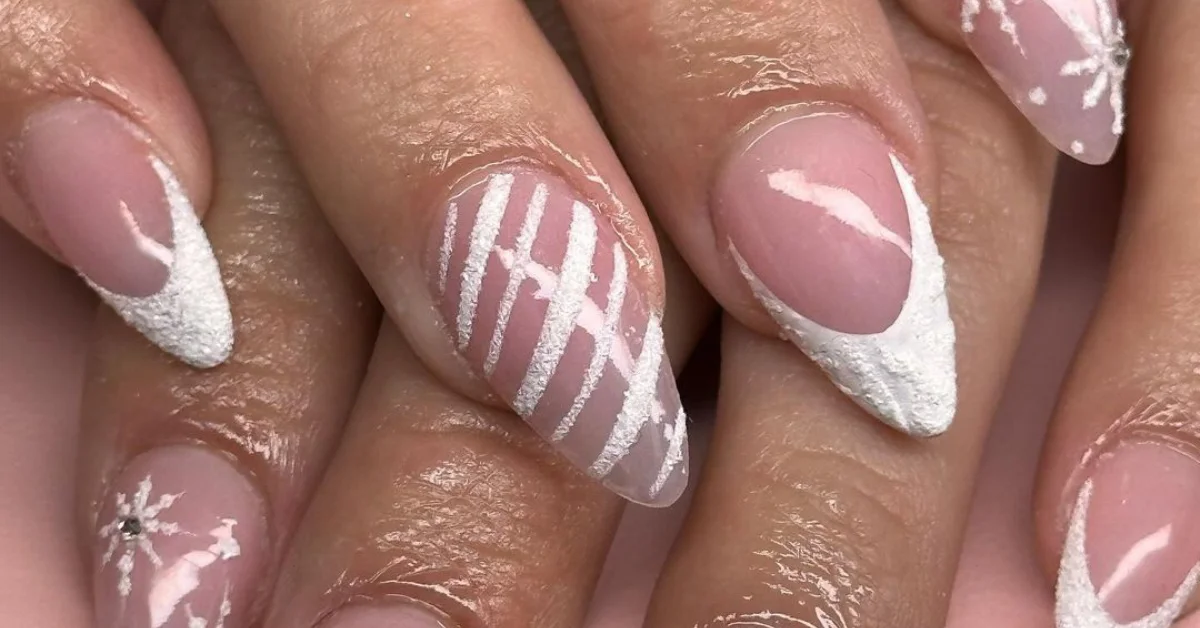 20+ Winter Almond Nails Going Viral in 2025 1 winter almond nails