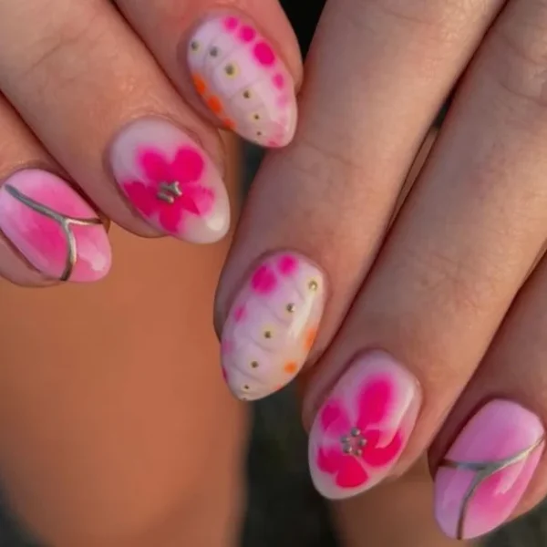Nailsslay - Acrylic Nails, Latest Nail Trends & Almond Nails 4 summer pink nail designs