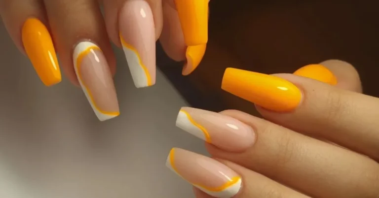 20+ Cute Summer Coffin Nails You Need to Try Right Now 127 summer coffin nails