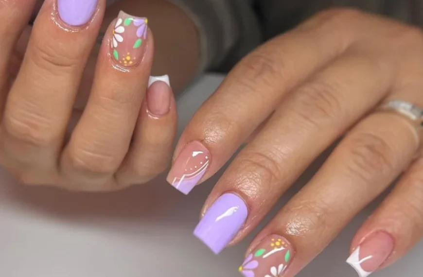 summer short square nails