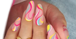rainbow nails