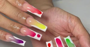 summer dip nails