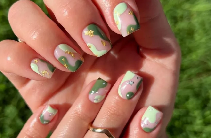 Nailsslay - Acrylic Nails, Latest Nail Trends & Almond Nails 29 green fall nails